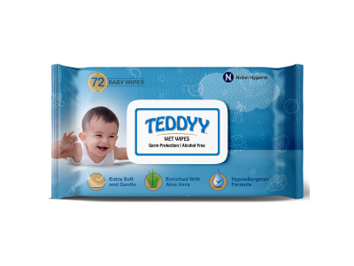 Teddyy Wet Wipes 72 Nos