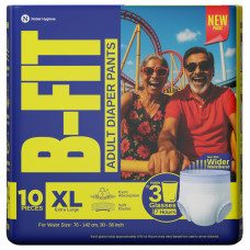 B Fit Adult Pants Xl Diapers 10 Nos B Fit Adult Pants Xl Diapers 10 Nos