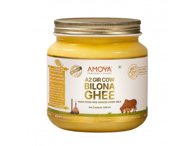 Amoya A2 Bilona Cow Ghee 500 Ml Amoya A2 Bilona Cow Ghee 500 Ml