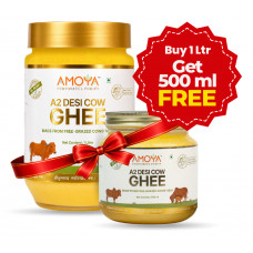 Amoya A2 Desi Cow Ghee 1 Ltr Amoya A2 Desi Cow Ghee 1 Ltr