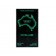 Tempt Wellness Extra Lube Condoms (Pack Of 10+2 Free)