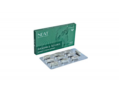 Neat Everyday Brahmi Ghee Softgel Blister Pack Cap 10 Nos