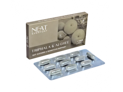 Neat Everyday Triphala Ghee Softgel Blister Pack Cap 10 Nos