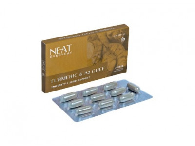 Neat Everyday Turmeric Ghee Softgel Blister Pack Cap 10 Nos Neat Everyday Turmeric Ghee Softgel Blister Pack Cap 10 Nos