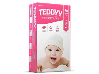 Teddyy Nappy Pads - 60 nos