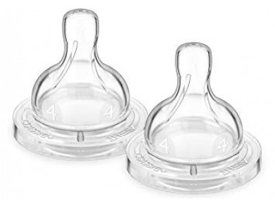 Avent Teat Fast Flow 4 H Normal Scf634/27 - 2 Pc