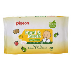 Pigeon Hand And Mouth Wet Tissue (20 Pulls)