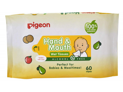 Pigeon Hand And Mouth Wet Tissue (20 Pulls)