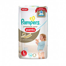 Pampers Premlum Care Pants Large Diapers (Pack of 58)