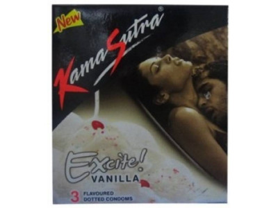 Kamasutra Excite Vanila Condoms-3 nos