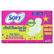 Sofy Bodyfit Anti Bacterial XL Sanitary Pads (Pack of 15)