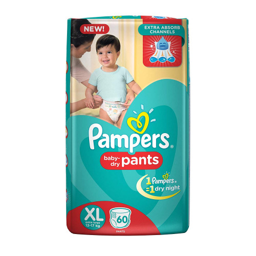 PAMPERS BABY DRY PANTS LARGE 12S