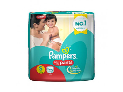 Pampers Dry Pants Small Diapers (Pack of 20)