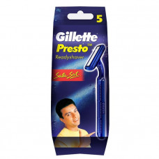 Gillette Presto Shaving Razor (Pack of 5)