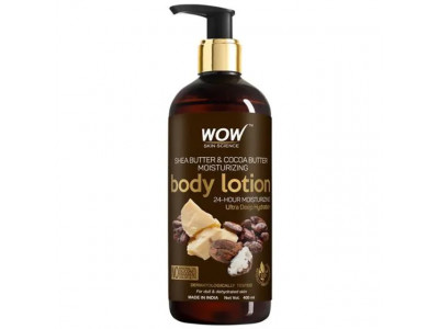 Wow Shea Butter and Cocoa Butter Body Lotion 400 Ml