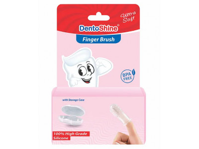 Dentoshine FingerBrush Pink 