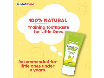 Dentoshine Apple-Banana Training Toothpaste (60 Gm)