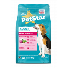 Petstar Adult (Meat & Wheat) Dog Food 1 Kg