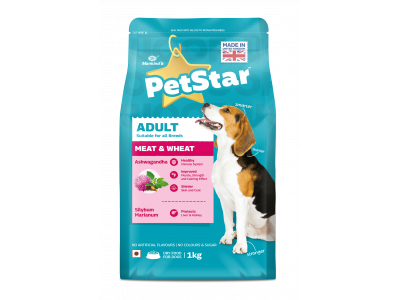 Petstar Adult (Meat & Wheat) Dog Food 1 Kg