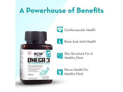 Wow Omega 3 Non.Veg Cap 60 Nos