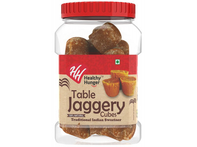 Healthy Hunger Regular Jaggery Cubes _ 500 Gm