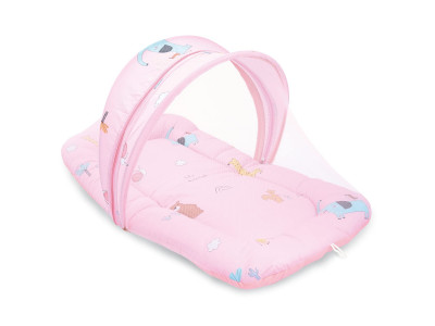 R For Rabbit Snuggy Safari Pink Mosquito Bedding _ 1 Nos