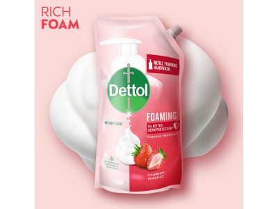 Dettol Strawberry Foaming Hand Wash (Refill) _ 700 Ml