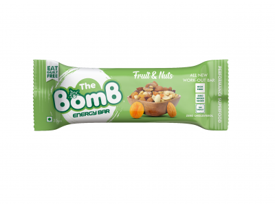 THE BOMB ENERGY BAR FRUITS and NUTS 35 gm 