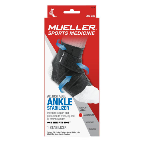 Mueller Adjustable Ankle Stabilizer (Ml6518) : Buy Mueller Adjustable Ankle  Stabilizer (Ml6518) Online at Best Price in India