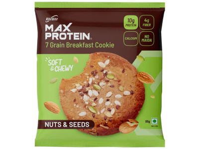 Ritebite Max Protein Cookies Nut and Seeds 55 gm