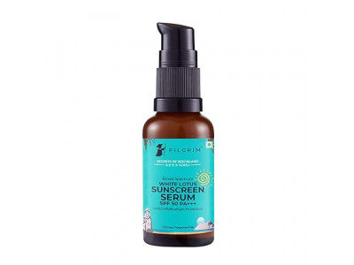 PILGRIM WHITE LOTUS SUNSCREEN SERUM (SPF 50 PA+++) _ 30 ML