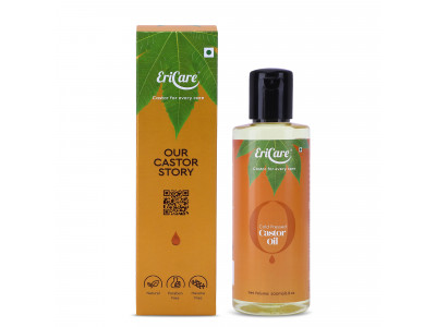 Ericare Cold Pressed Castor Oil 200 Ml