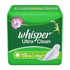 Whisper Ultra Clean XL Sanitary Pads (Pack of 15)