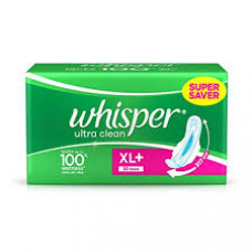 Whisper Ultra Clean XL Sanitary Pads (Pack of 30)