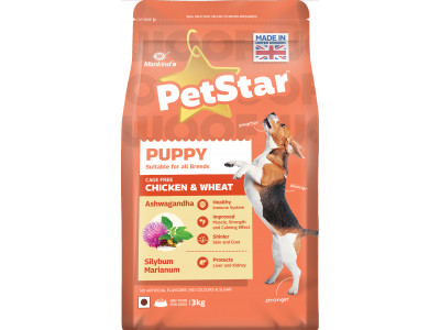 Petstar Puppy (Chicken & Wheat) Dog Food 3 Kg