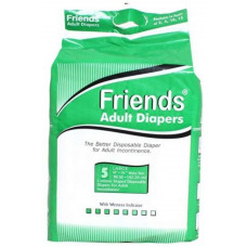 Friends Adult Diapers Large (Pack of 5)