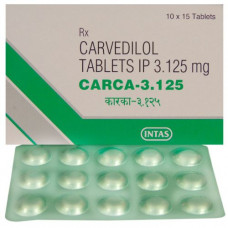 Carca 3.125 mg Tab (Pack-15)