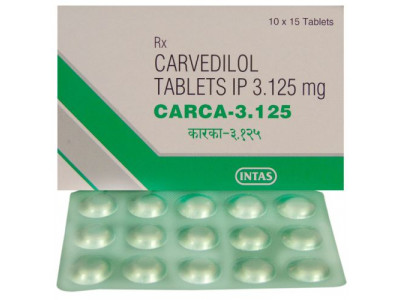 Carca 3.125 mg Tab (Pack-15)