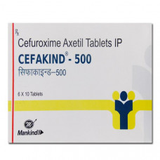 Cefakind 500 mg Tab (Pack-10)