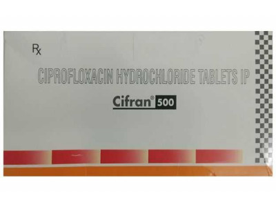 Cifran 500 mg  Tab (Pack-10)