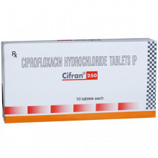 CIFRAN 250 MG  TAB (PACK-10)