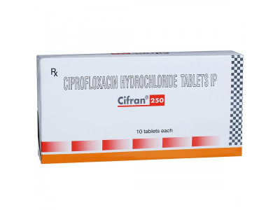 CIFRAN 250 MG  TAB (PACK-10)