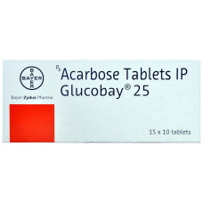 Glucobay 25 mg  Tab (Pack-10)