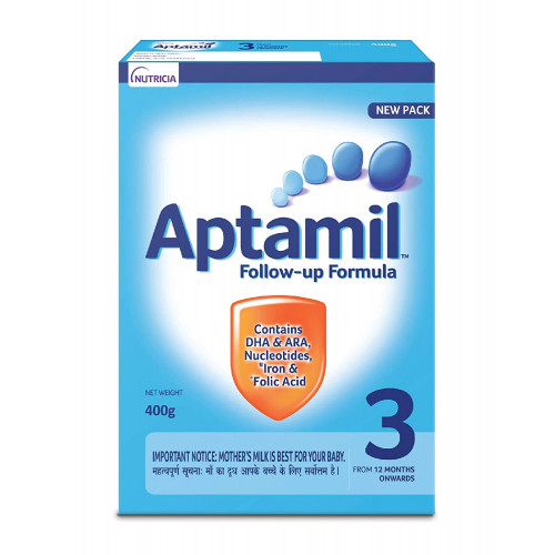 Aptamil Follow Up Formula Stage 3 - 400 gm : Buy Aptamil Follow Up Formula  Stage 3 - 400 gm Online at Best Price in India