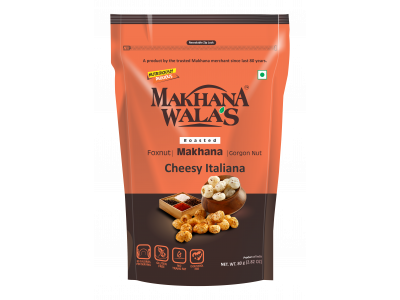 Makhanawalas Cheesy Italian Roasted Makhana 80 gm  
