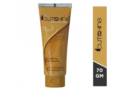 Cutishine Cleanses and Lightens Face Wash - 70 gm