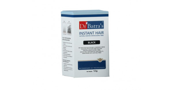 Dr. Batra's Hair Fiber ( Black) 12 gms : Buy Dr. Batra's Hair Fiber (  Black) 12 gms Online at Best Price in India | Planet Health