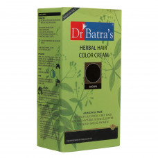 Dr Batra Herbal Hair Color Cream  Brown 130 gm