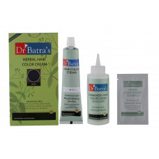 Dr Batra Herbal Hair Colour Cream Black 130 gm