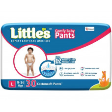 Littles Comfy Baby Pants Diapers - L 